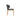 Soho Concept Amed wood dining chair with grey anthracite PPM upholstery and contemporary design