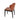 Contemporary Soho Concept Amed dining chair with cinnamon PPM-FR leather upholstery and wood legs