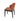 Contemporary Soho Concept Amed dining chair with cinnamon PPM-FR leather upholstery and wood legs