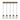 Anasipia 5-light 29-inch farmhouse kitchen island chandelier with rustic iron and seeded glass shades.