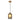 Apphia Modern Brass Pendant Lighting - 6 Inch Mini Pendant Light