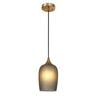 Apphia Modern Brass Pendant Lighting - 6 Inch Mini Pendant Light