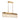 Ardanidula 5-Light Brass Rectangle Kitchen Island Light HA05195