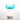 Portable glass bowl table lamp for residential patios and commercial spaces Turquoise