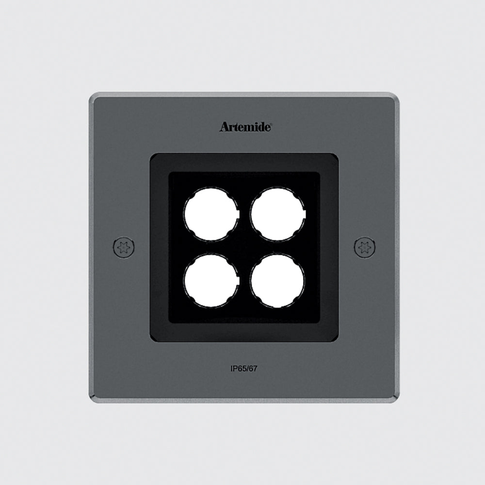 Ego 150 Spot Outdoor Square Recessed Ground Light | Artemide 1