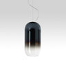 Gople Suspension Pendant Light by Artemide with Blue Gradient Hand-Blown Glass, Designer Lighting for Modern Interiors
