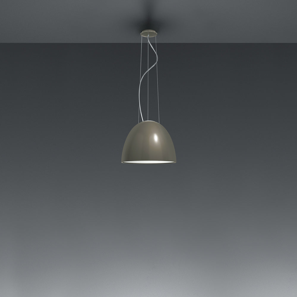 Nur Mini Gloss Pendant Light | Artemide - Grey