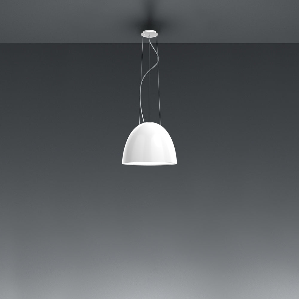 Nur Mini Gloss Pendant Light | Artemide - Gloss White