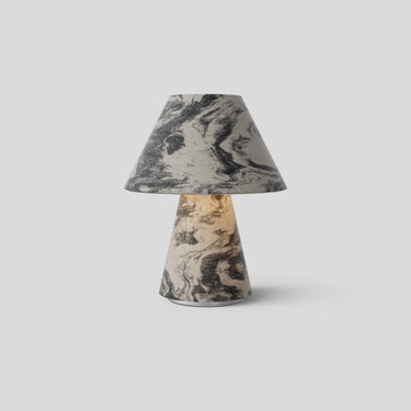 Astep Upglas T2 table lamp, in black, lit