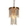 Athean 8-Light Brass & Crystal Glam Chandelier