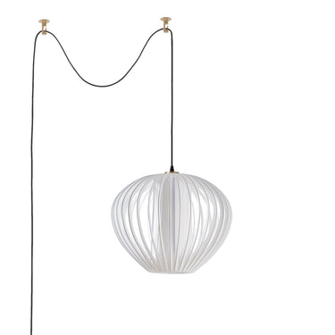 Nova Bloom Swag Lamp in Weathered Brass, photo 1