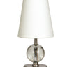 House of Troy Bryson Mini 3" crystal ball satin nickel accent lamp