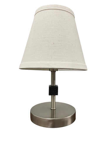 House of Troy Bryson Mini satin nickel/supreme silver accent lamp