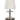 House of Troy Bryson Mini crystal disk satin nickel accent lamp