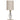 House of Troy Bryson Mini crystal tapered column satin brass accent lamp B205-SB