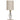 House of Troy Bryson Mini crystal tapered column satin brass accent lamp