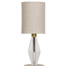Satin Brass Bryson Mini Crystal Tapered Column Accent Lamp – House of Troy studio photo