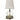 House of Troy Bryson Mini 4" double ring satin nickel/white accent lamp