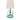 House of Troy Bryson Mini 4" ring and crystal satin nickel/mint accent lamp