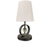 House of Troy Bryson Mini 4" ring and crystal satin nickel/supreme silver accent lamp