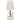 House of Troy Bryson Mini 4" ring and crystal weathered brass/white accent lamp B210-WB/WT