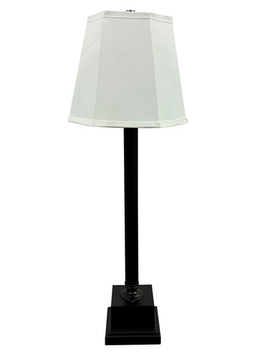House of Troy Bristol 30" Table Lamp in Black with switch on base
