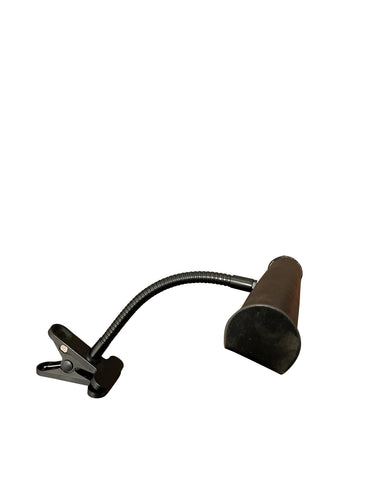 House of Troy Battery Plug-In Clip On 14" Black textured LED Light clip on surfaces up to 1 3/8"