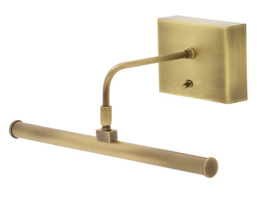 House of Troy Battery Picture Lights Slim-Line LED 12" Antique Brass Picture Lights