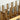 Gold linear pendant light fixture dining room