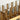 Gold linear pendant light fixture dining room