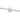 Contemporary 24" wall sconce: Visual Comfort Banda LED bath light, chrome finish.
