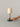 Santa and Cole portable table lamp with beige parchment shade and natural birch wood finish