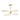 Visual Comfort Belterra 30" Flush Mount Chandelier with Dimmable LED Light , Natural Brass