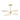 Visual Comfort Belterra 30" Flush Mount Chandelier with Dimmable LED Light , Natural Brass