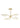 Visual Comfort Belterra 30" Flush Mount Chandelier with Dimmable LED Light , Natural Brass