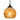 Besa Jilly outdoor pendant with Vapor Amber glass shade and black finish for covered patios