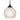 Vapor Clear glass globe shade on Besa Jilly covered outdoor pendant light
