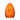Habanero handcrafted glass shade on Besa Pera 6 pendant for dining rooms and bedrooms