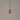 Modern glossy pure red LED pendant lamp designed by Antoni Arola