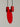Designer glossy red pendant light for dining room lighting