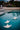 The Boat Lamp, a waterproof and rechargeable floating night light, shown in its classic white boat shape before illumination.