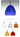 Besa Bolla pendant shade color options featuring handcrafted glass finishes in multiple decorative colors