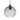 Clear optic glass shade with textured circular pattern for modern pendant lighting