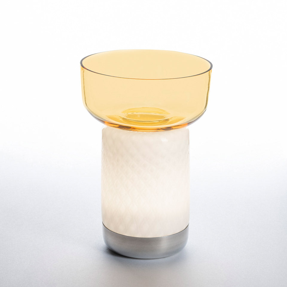 Bonta Portable Table Lamp Small Topaz | Artemide 