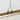 Contemporary Brass Linear Pendant Light by Bourosim (39", HA05140)
