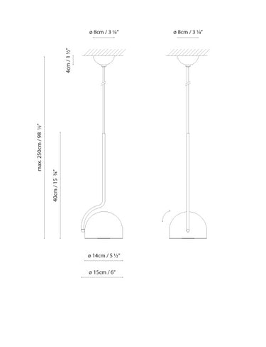 Measurements for the Bowee S1 (line drawing)