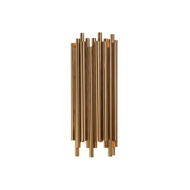 Labysperia Modern Classic Brass Tube Wall Sconce - 2 Light HA05032