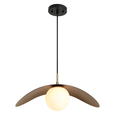 Black and Gold Modern Pendant Light
- Globe Glass