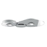 Bugia Double ceiling flush light by Lodes in glossy white finish with dual LED lenses