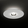 Bugia Single LED ceiling light by Lodes with soft up and down glow in modern minimalist interior